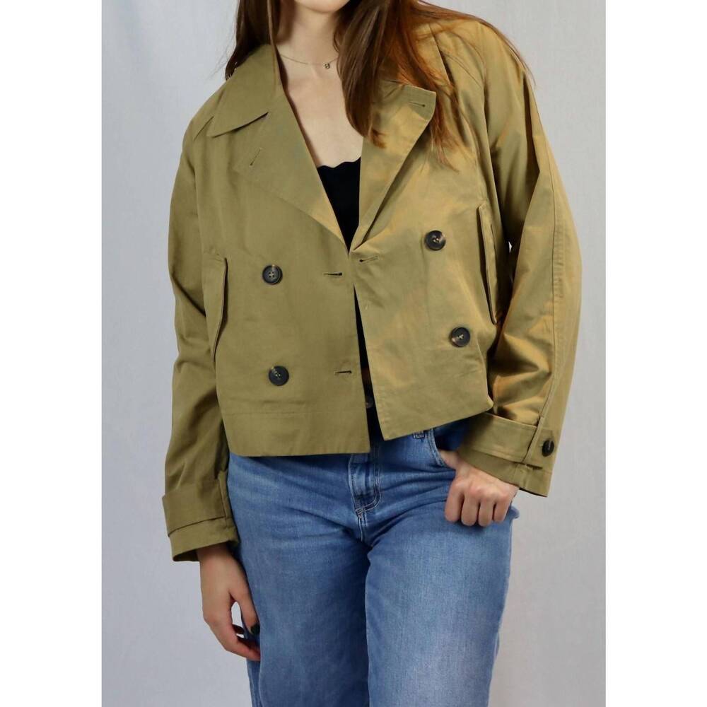NEW RAISONNEL city stroll trench coat in khaki beige